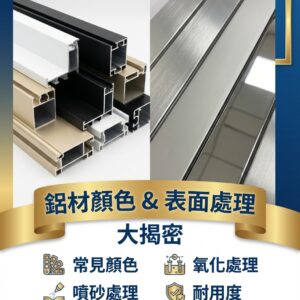 鋁材顏色＆表面處理